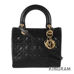 Dior Lady Cannage leather handbag